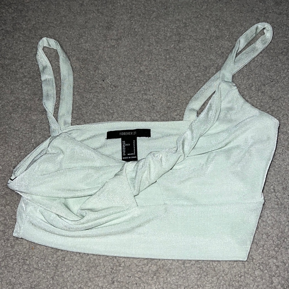 Turquoise, tank top, Size small, Brand: Forever 21